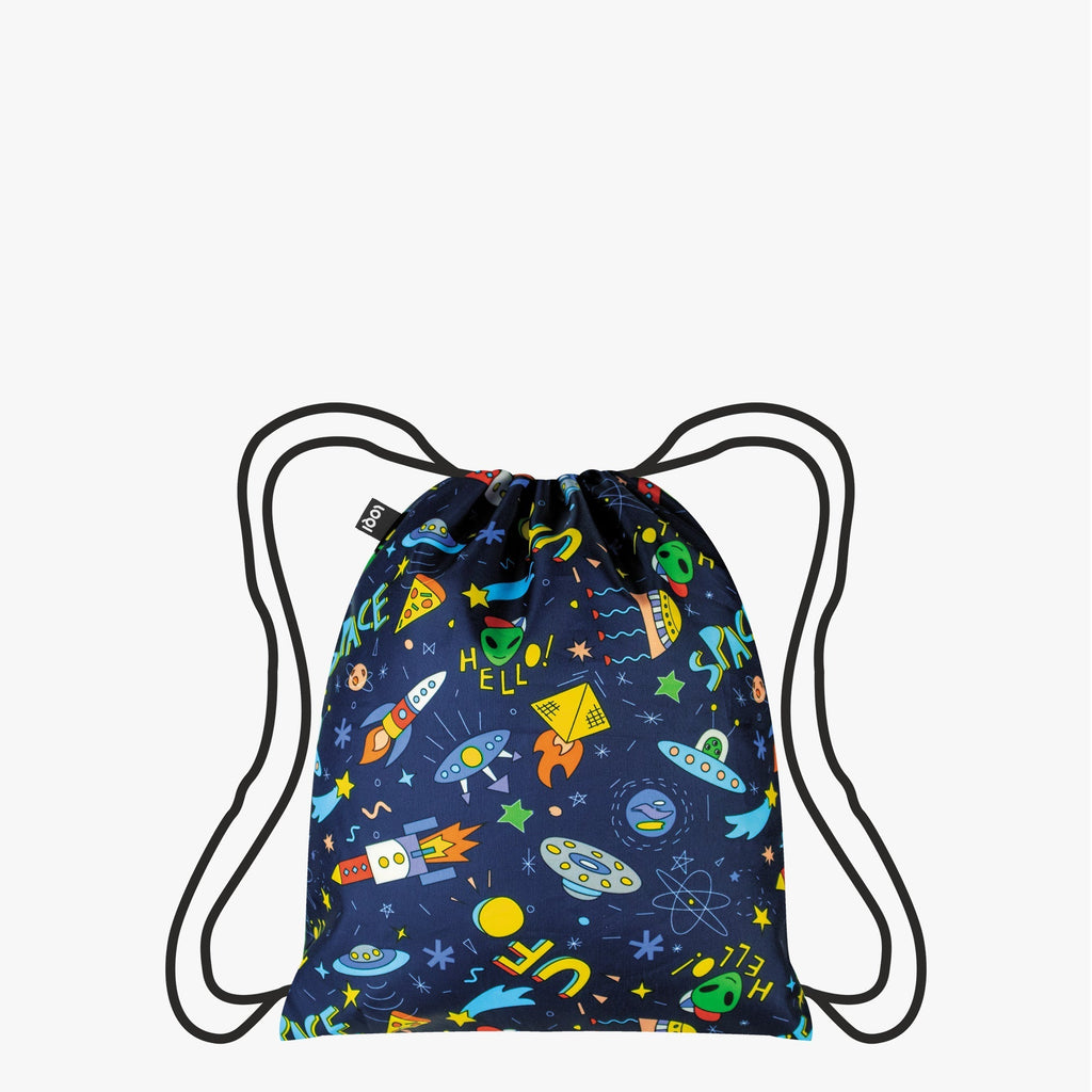 aliens ufo cute blue backpack kids SPACE Recycled Medium All fishing rods and Spheros Our adventure Size:5 WT (8'6