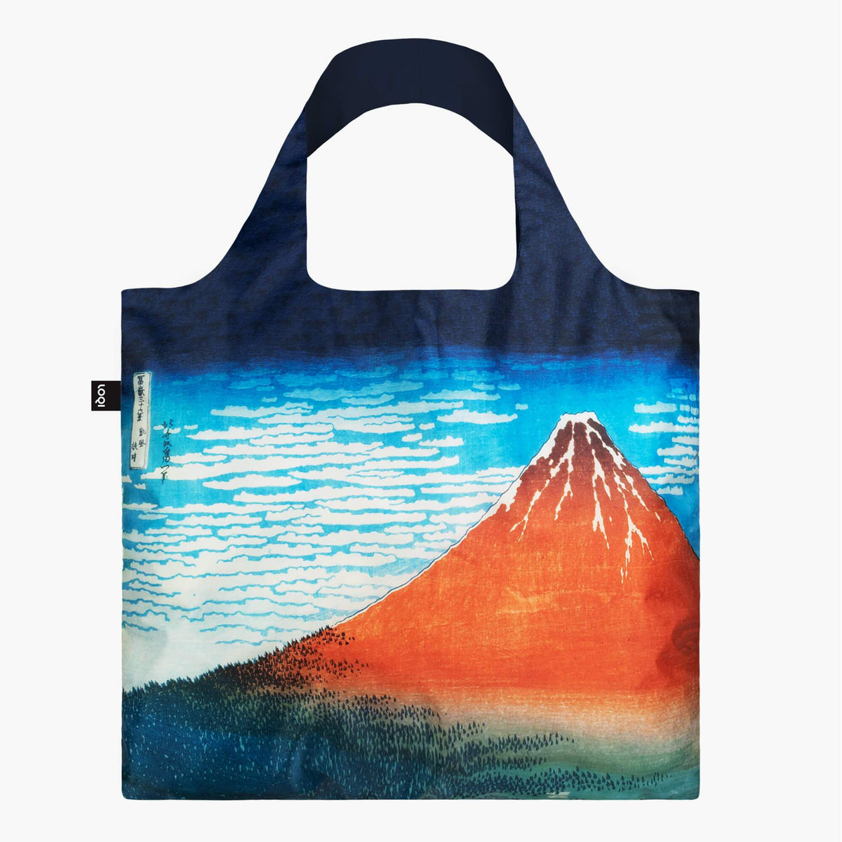 LOQI Katsushika Hokusai Red Fuji, Mountains in Clear Weather Bag