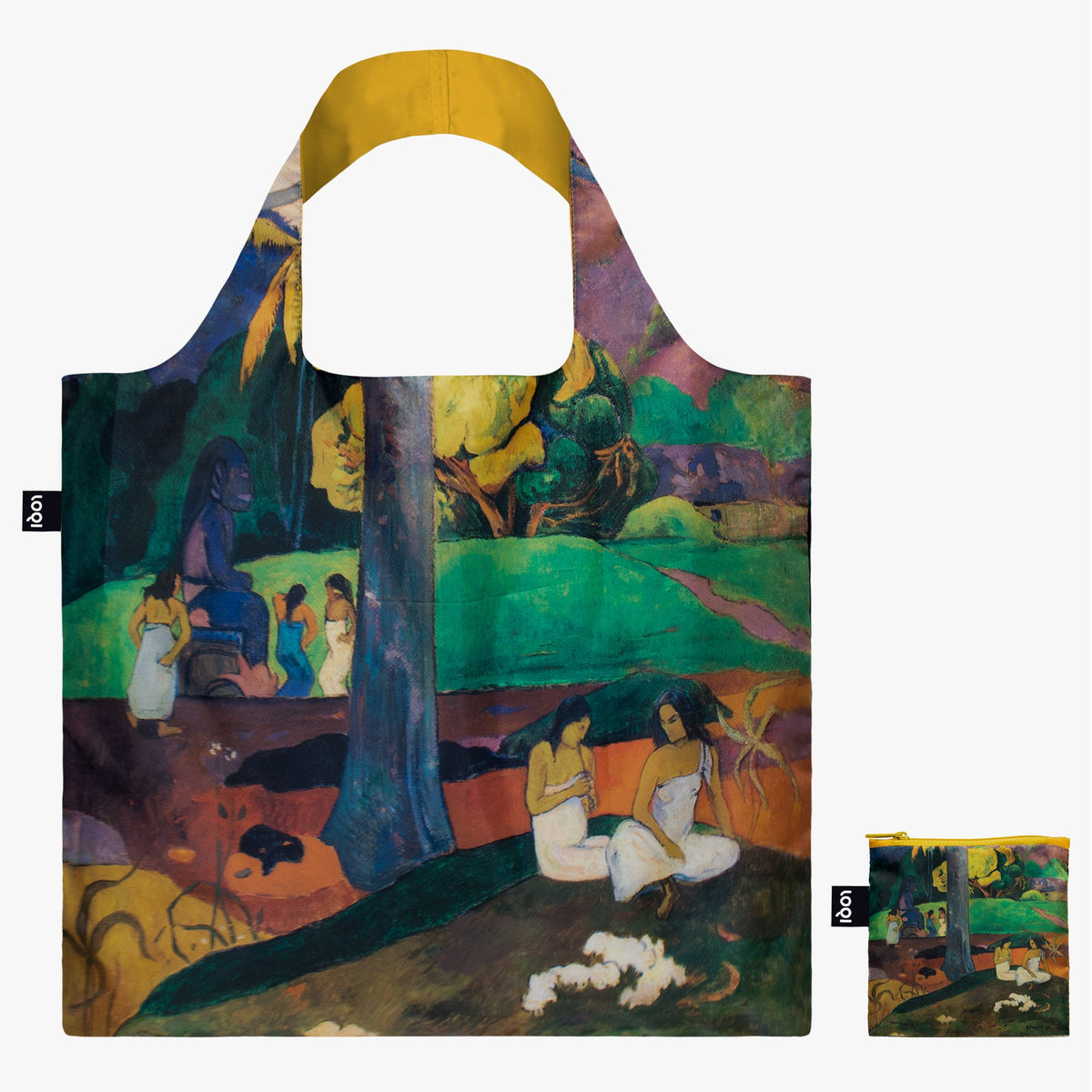 LOQI Paul Gauguin Mata Mua Recycled Bag with Zip Pocket