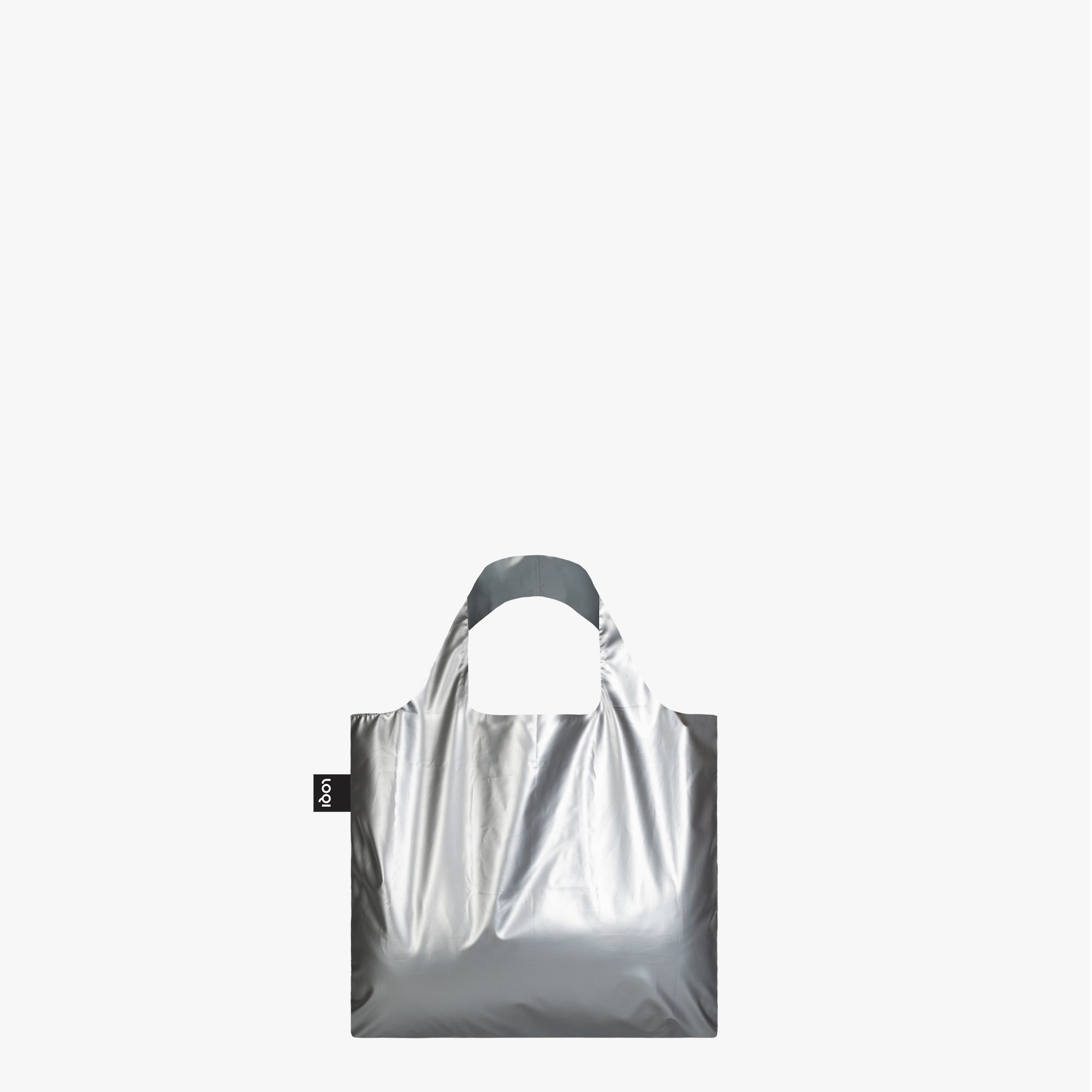 Metallic Silver Mini Bag | Silver Mini Tote Bags Online | LOQI