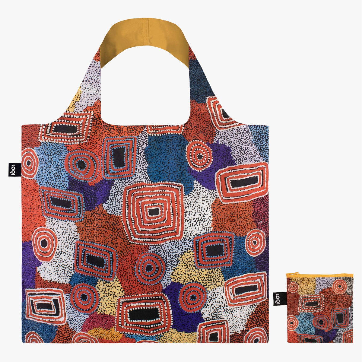 ADA NANGALA DIXON Water Dreaming Red Recycled Bag