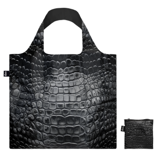 CROCODILE Black Recycled Bag