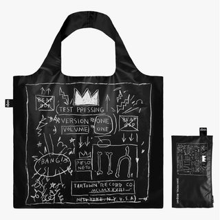 JEAN-MICHEL BASQUIAT Crown Black Metallic Bag