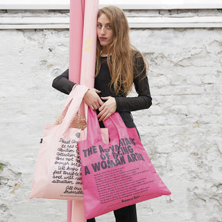 GUERRILLA GIRLS The Advantages Of Being A Woman Artist Recycled Bag