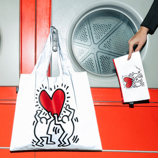 KEITH HARING Dancing Heart Reflective Bag