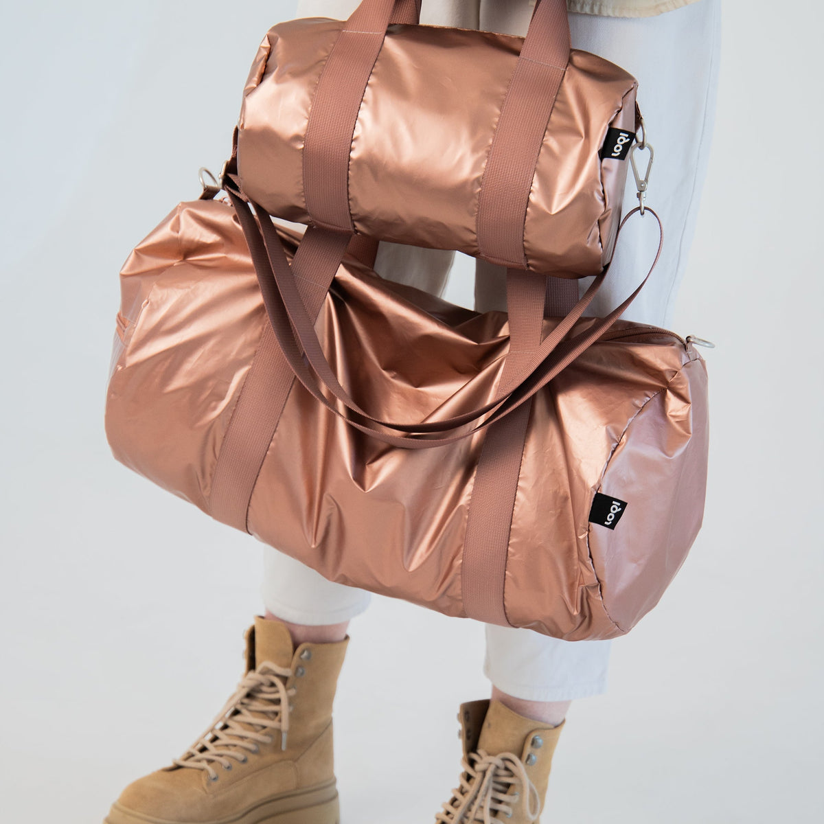 METALLIC Rose Gold Weekender