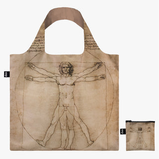 LEONARDO DA VINCI Vitruvian Man Recycled Bag