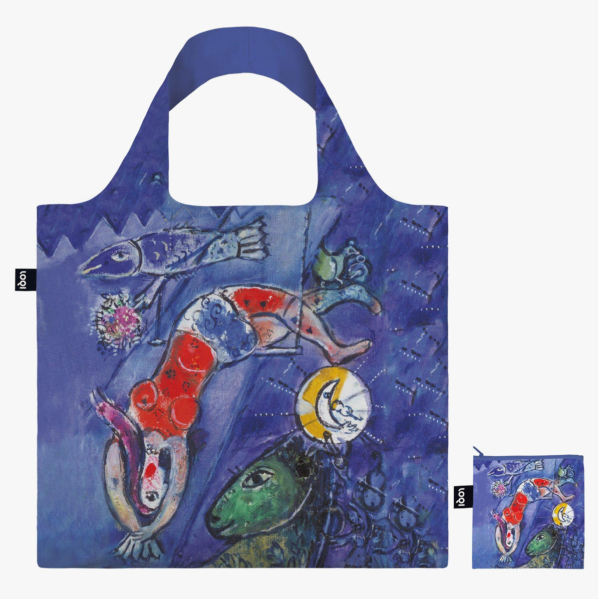 MARC CHAGALL The Blue Circus Recycled Bag