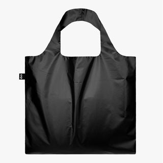 METALLIC Black Bag with Zip Pocket