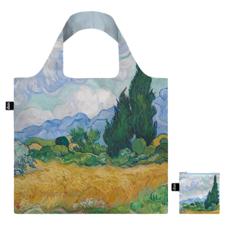 VINCENT VAN GOGH A Wheatfield with Cypresses Recycled Bag