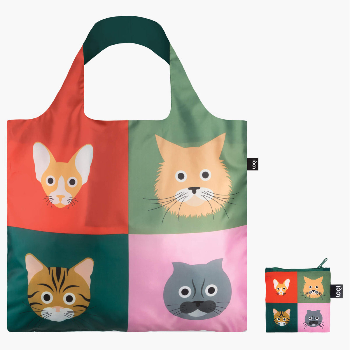 STEPHEN CHEETHAM Cats Recycled Bag