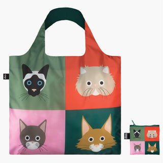 STEPHEN CHEETHAM Cats Recycled Bag