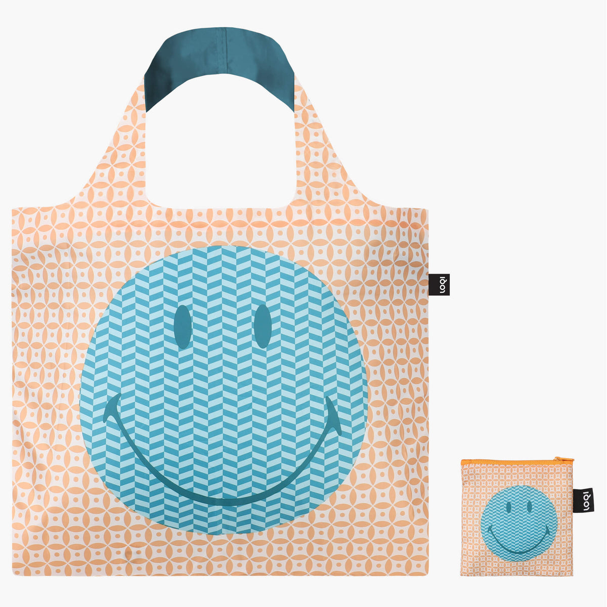 SMILEY Geometric Recycled Bag