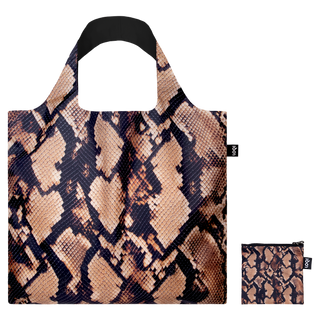SNAKE Brown Recycled Bag