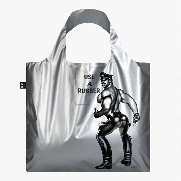 TOM OF FINLAND Use a Rubber Silver Metallic Bag – LOQI