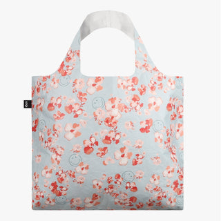 LOQI Smiley Tyvek Blossom Bag Front