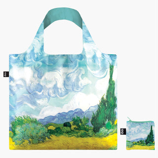 VINCENT VAN GOGH A Wheat Field with Cypresses Recycled Bag