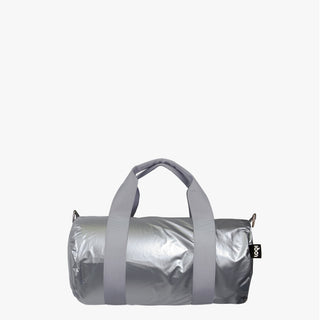 METALLIC Silver Medium Weekender