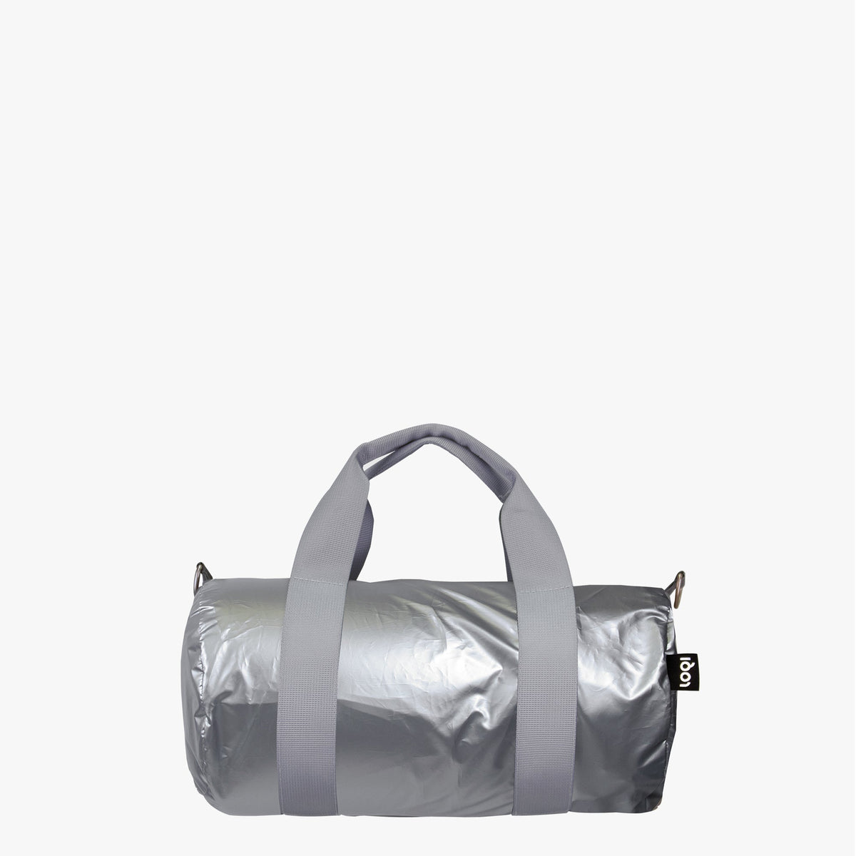 METALLIC Silver Medium Weekender