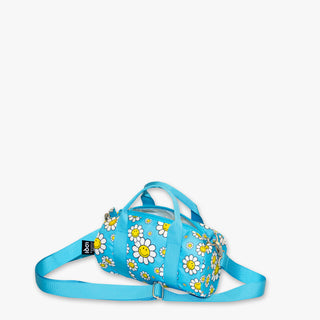 SMILEY Flowers Aquarius Recycled Small Weekender