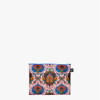 DECORATIVE ART Peacock, Toile de Jouy, Tapestry Recycled Zip Pockets