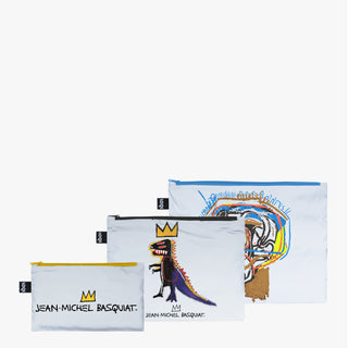 JEAN-MICHEL BASQUIAT Crown, Pez Dispenser, Untitled Reflective Zip Pockets