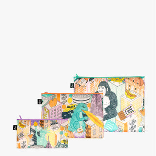 JACQUELINE COLLEY Pop Culture New York Recycled Zip Pockets