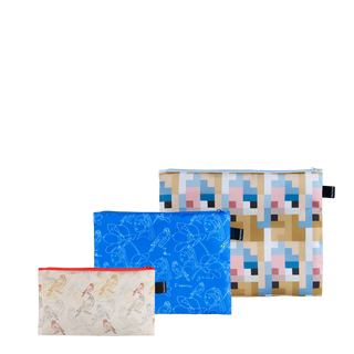 MAURITSHUIS Vermeer, de Heem, Fabritius Recycled Zip Pockets
