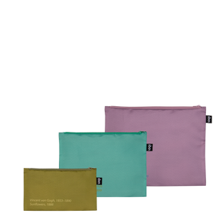 IMPRESSIONISM Seurat, Monet, Van Gogh Recycled Zip Pockets
