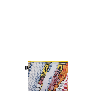 ROY LICHTENSTEIN Lily Pond, Reflections on Girl, Explosion Recycled Zip Pockets