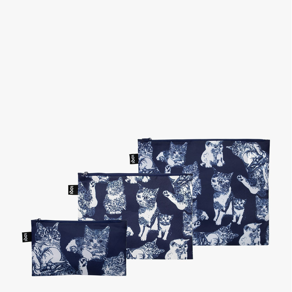 LOQI Red Poppy Bee Recycled Sac Recyclable étanche 500 X