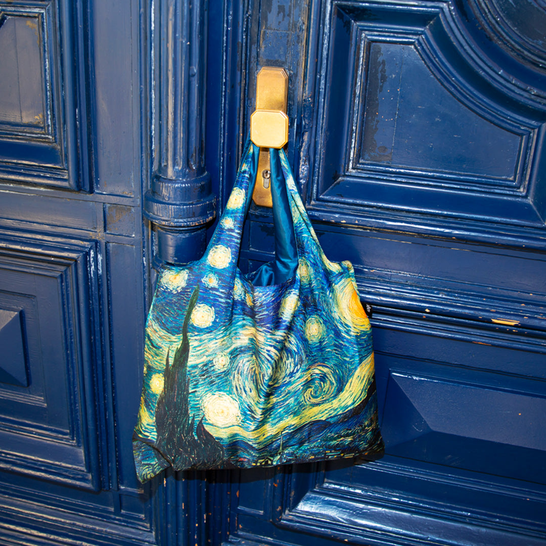 Van Gogh Tote Bag the Starry Night Art Print on Tote Bag of