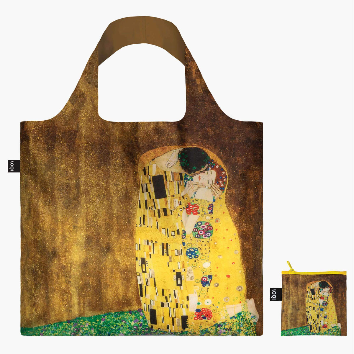 LOQI Gustav Klimt The Kiss, 1907-08 Bag with zip pocket