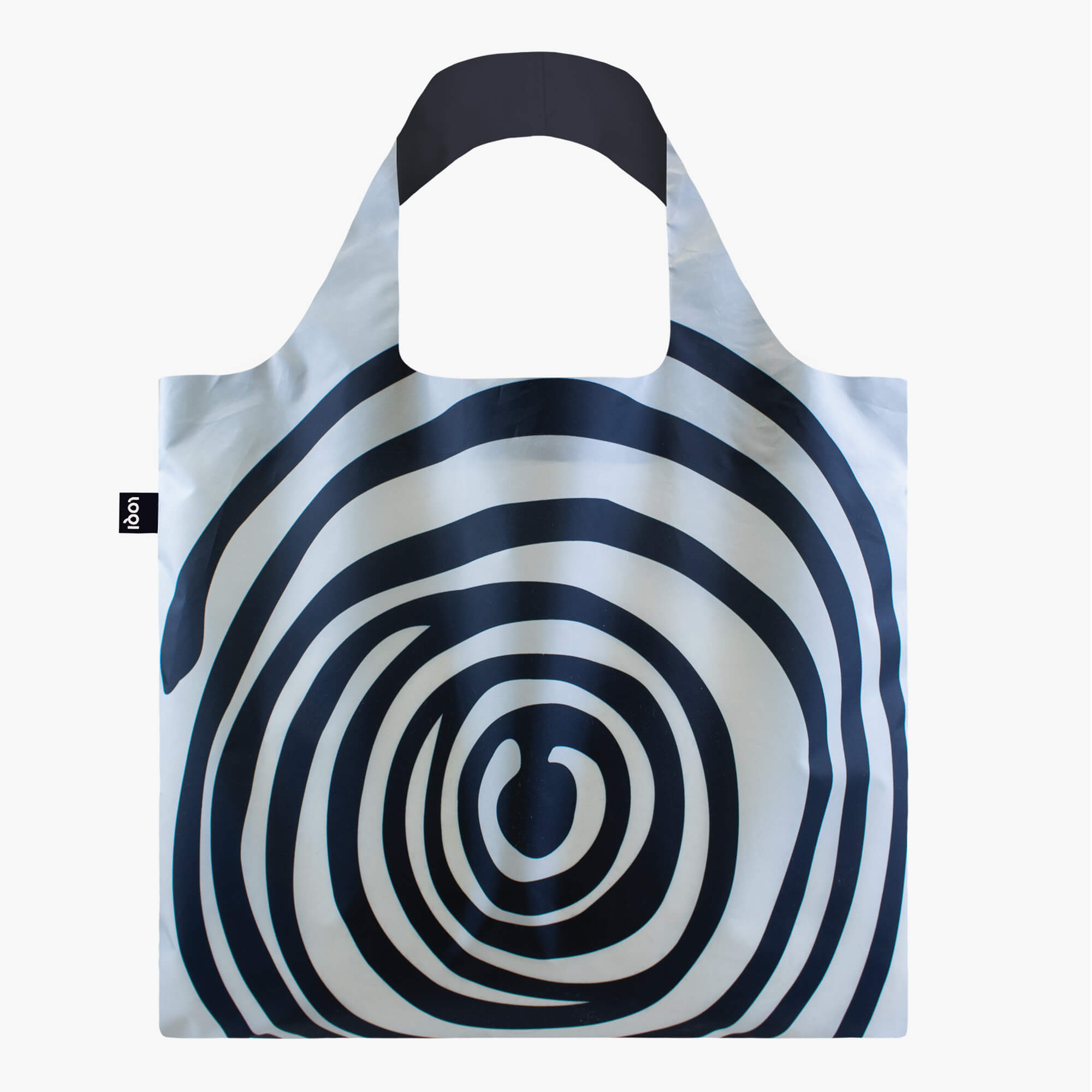 LOQI Tote Bag - Louise Bourgeois - Spirals Black