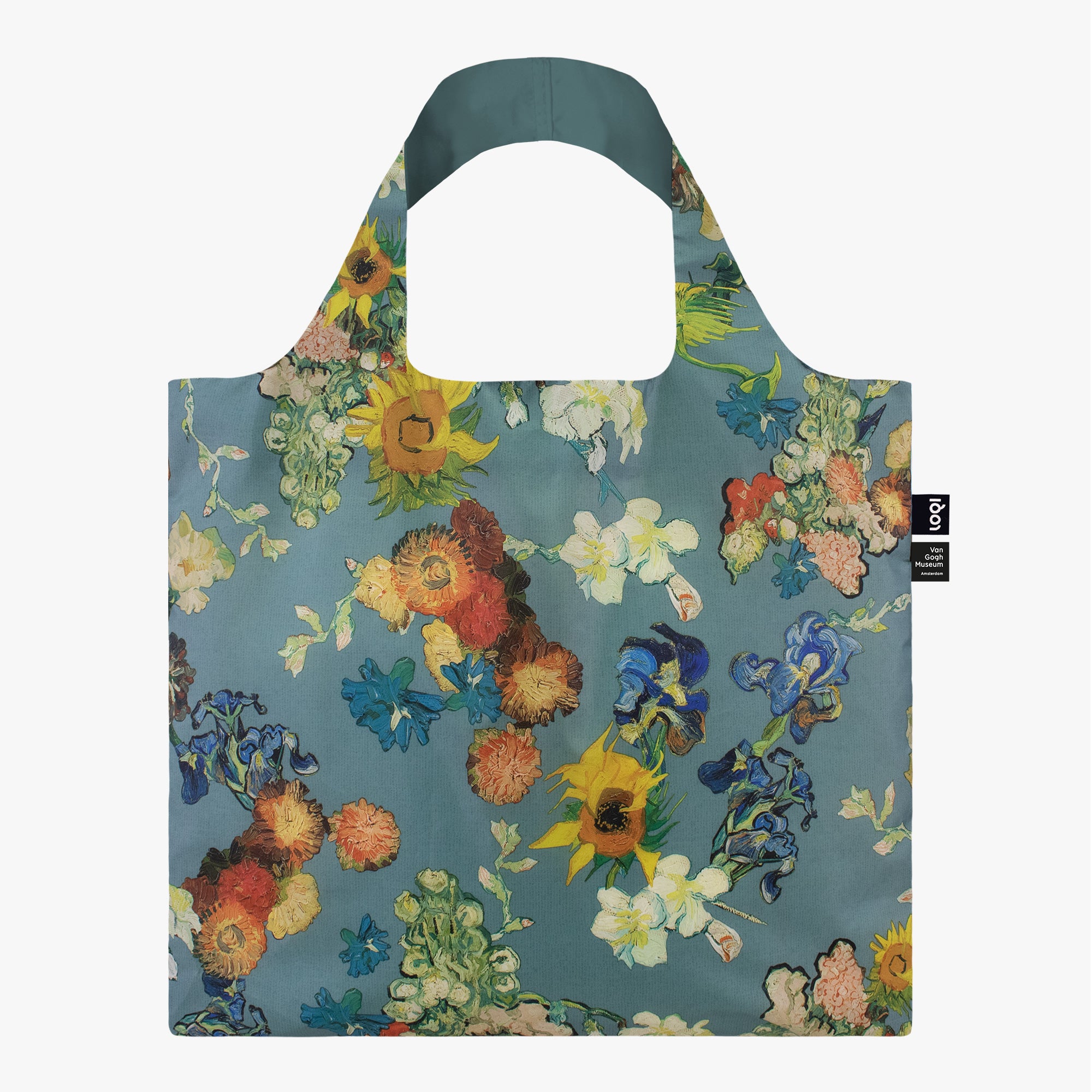 Flower Pattern Blue Bag - LOQI LLC