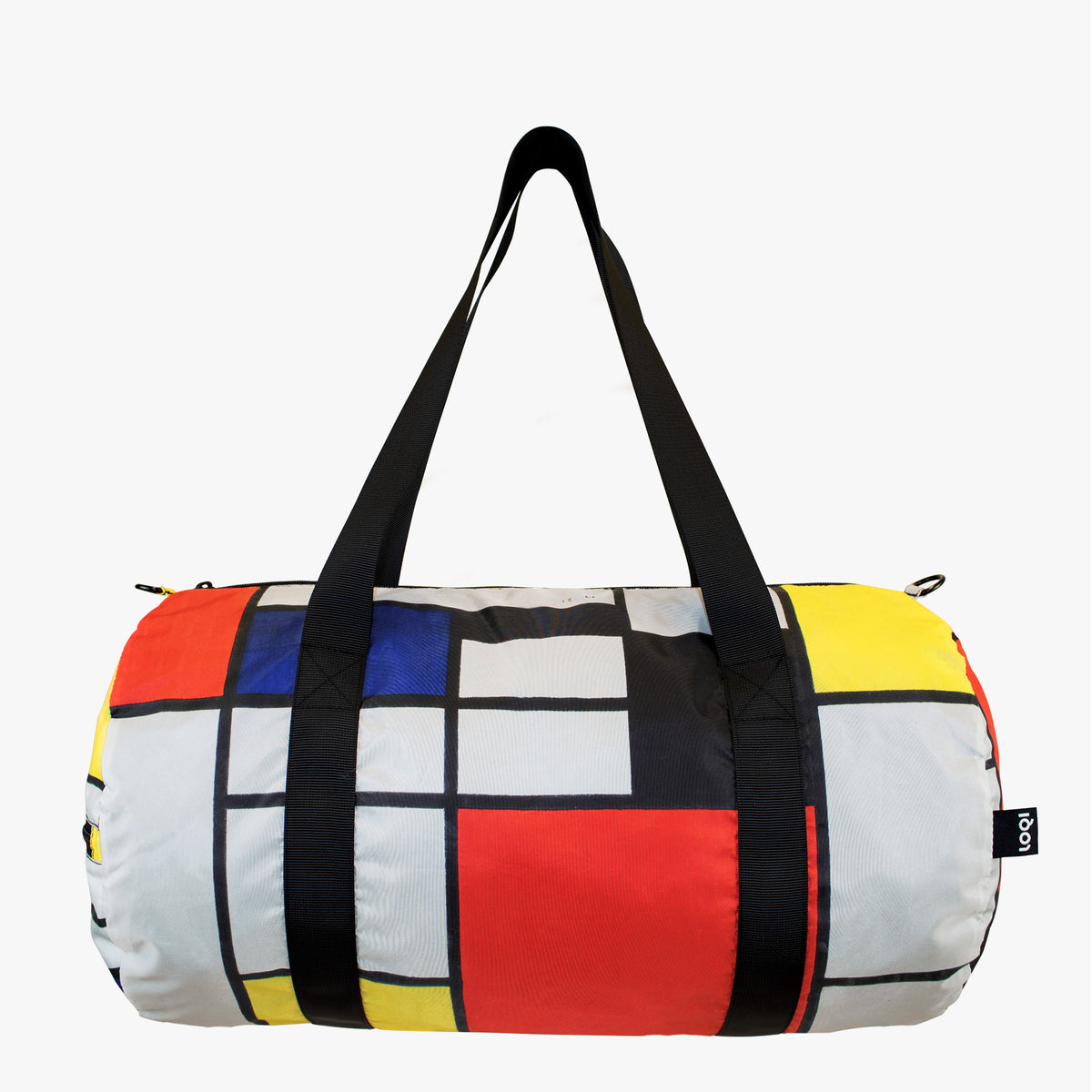 Composition with Red, Yellow, Blue and Black Recycled Weekender