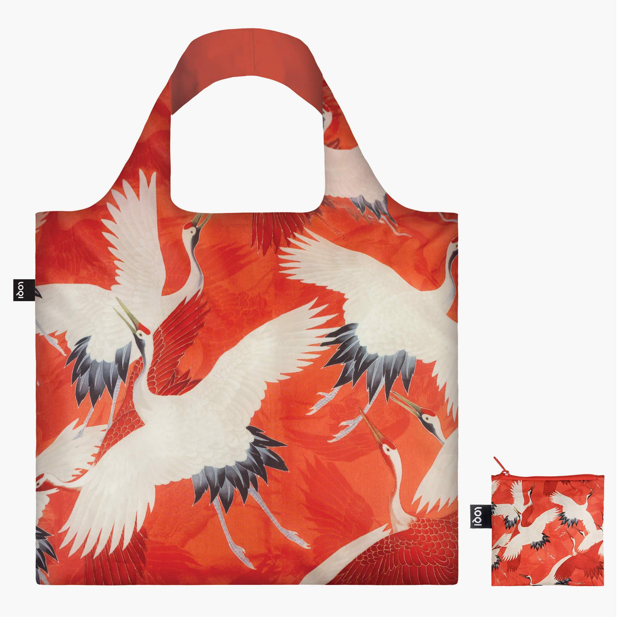 Woman's Haori with Cranes Tote Bag | Anonymous Bags Online | LOQI ...